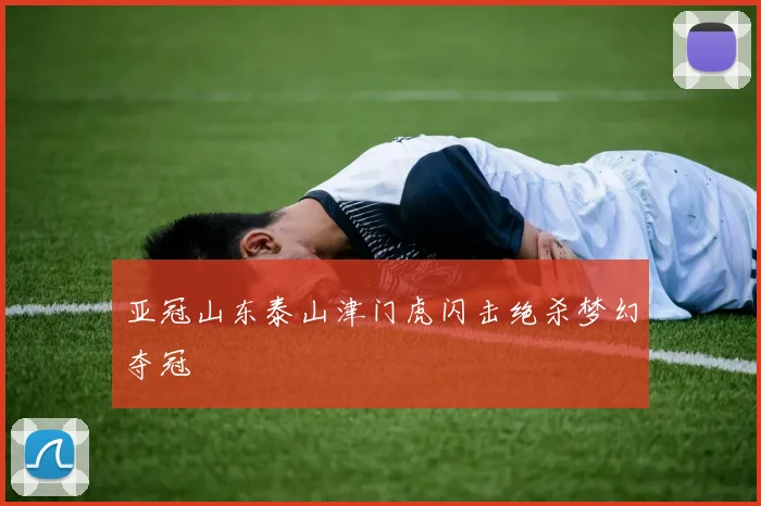 亚冠山东泰山津门虎闪击绝杀梦幻夺冠